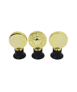 Gold Plastics Circle Trophy Set 3pcs