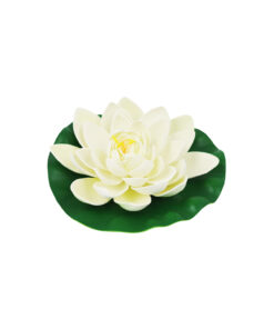 Off White Floating Water Lily 18cm