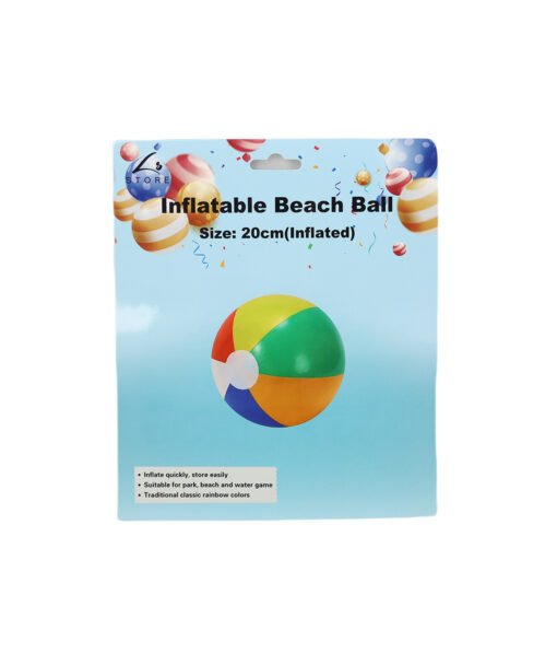 Rainbow Inflatables Beach Ball 20cm 1pc