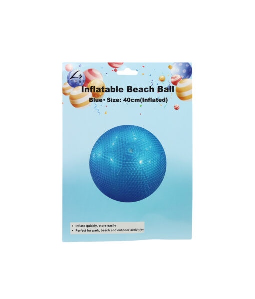 Blue Inflatables Beach Ball 40cm 1pc