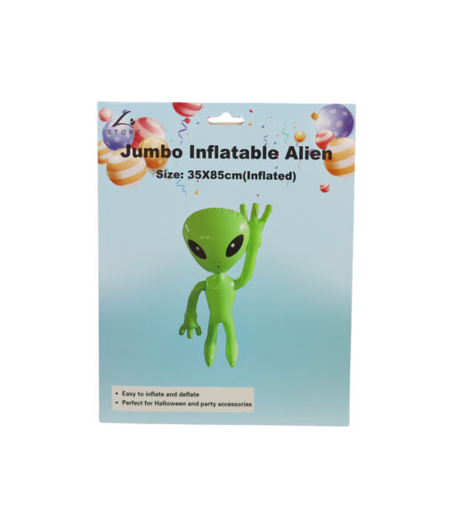 Jumbo Alien Inflatables Toys 35 x 85 cm 1pc