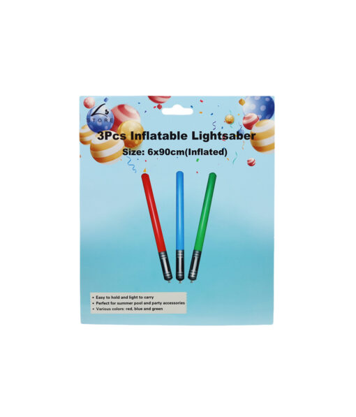 Lightsaber Inflatables Toys 6 x 90 cm 3pc