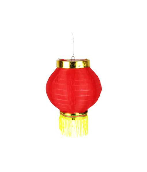 Happy Chinese New Year Nylon Spheroidal Lantern 8in