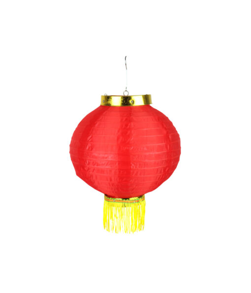 Happy Chinese New Year Nylon Spheroidal Lantern 10in