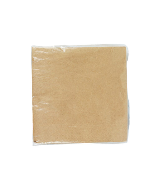 Large Kraft Napkins 25x25cm 50pc