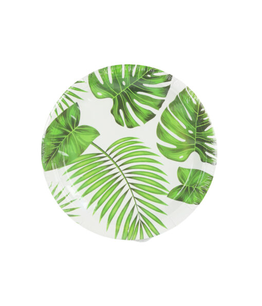 Summer Leaf Paper Plates 9in 16pc