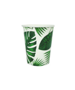 Summer Leaf Paper Cups 9oz 20pc