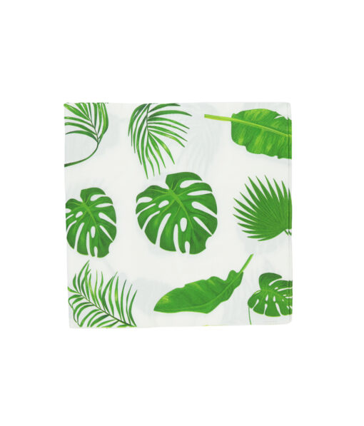 Summer Leaf Large Napkins 33x33cm 24pc