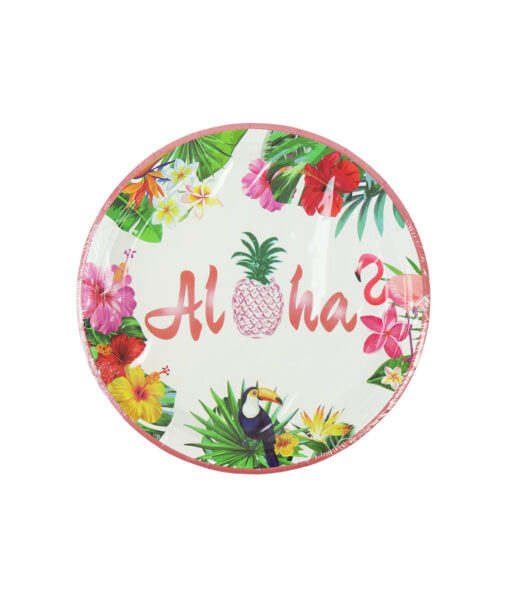 Aloha Summer Paper Plates 9in 16pc