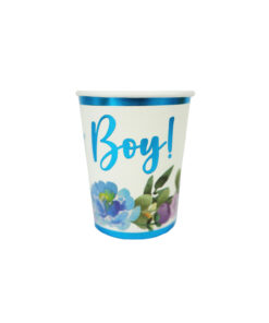 Boy Hot Stamping Paper Cups 9oz 20pc