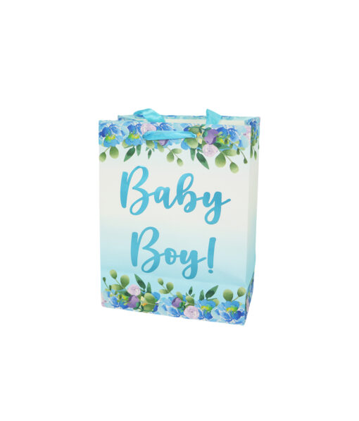 Baby Boy Hot Stamping Gift Bag 21x11x27cm