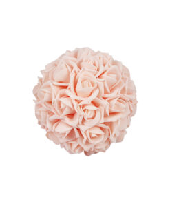 Pink Artificial Craft Rose Ball 18cm