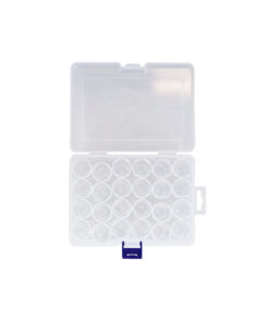 Storage Box with 24pc Round Bottles 16.4x11.8x5.8cm