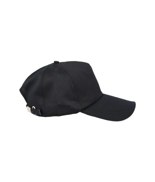 Black Metal Buckle Cap For Adult