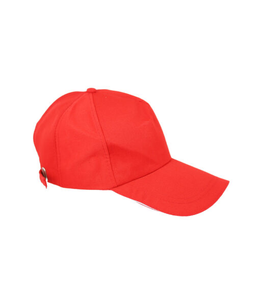 Red Metal Buckle Cap For Adult