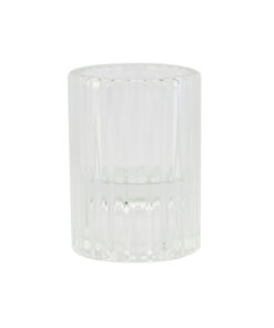 Clear Glasses Candle Holder Height 77mm