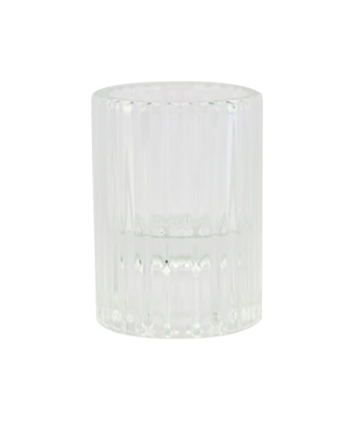 Clear Glasses Candle Holder Height 77mm