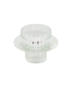 Clear Glasses Candle Holder Height 58mm