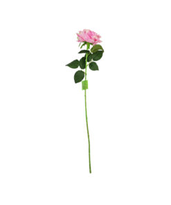 Pink Artificial Rose 1 Head 74cm