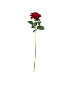 Red Artificial Rose 1 Head 74cm