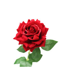 Red Artificial Rose 1 Head 74cm