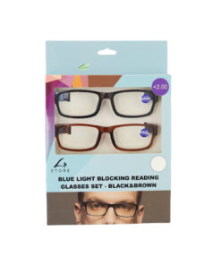 Blue Light Blocking Reading Glasses (+2.00)