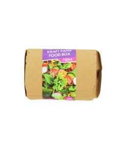 Kraft Paper Food Box 700ml 6pk