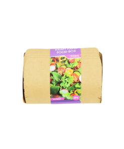 Kraft Paper Food Box 1200ml 6pk 18 x 12 x 5 cm