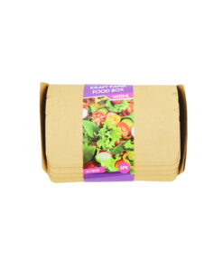 Kraft Paper Food Box 1600ml 6pk 18.7 x 12.9 x 6 cm