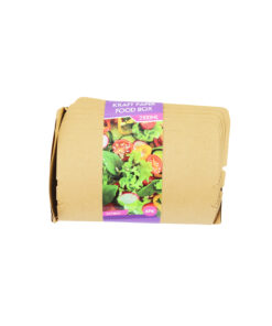 Kraft Paper Food Box 2100ml 6pk 19.5 x 14 x 6.5 cm