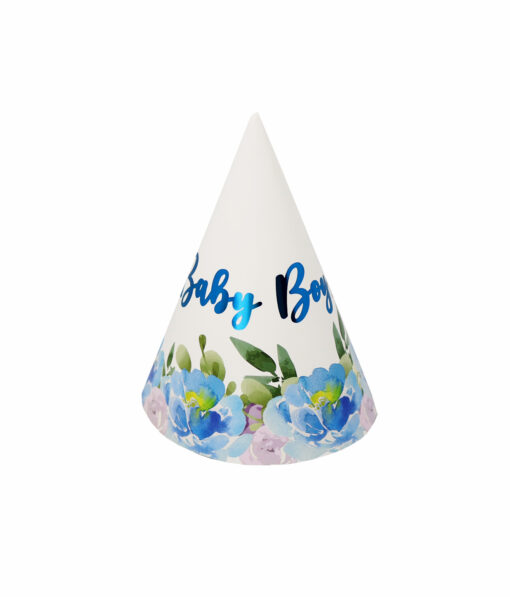 Baby Boy Paper Hats 10pc 14x20cm