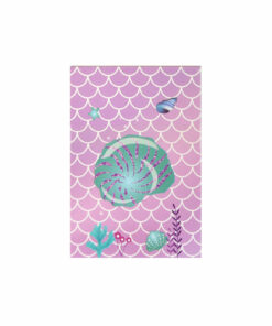 Mermaid Note Pad 60 Sheets 4Pc 6.5x9.5cm