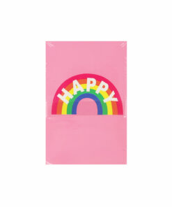 Happy Rainbow Note Pad 60 Sheets 4Pc 6.5x9.5cm