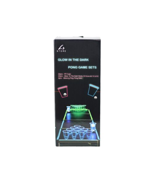 Glow In The Dark Pong Game Set