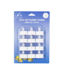 LED Tealight Candles 12pc 3.8 x 3.8cm