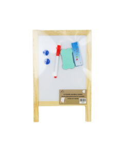 Double-Sided Chalkboard with Whiteboard 19x30cm