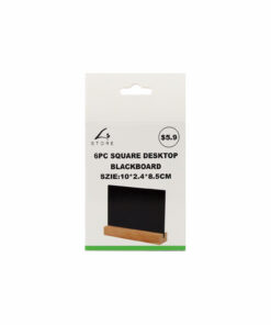 Square Desktop Blackboard 10x2.4x8.5cm 6pc