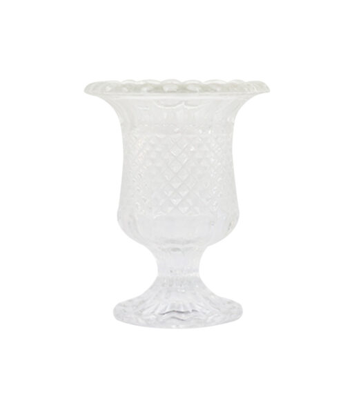 Clear Glasses Candle Holder Height 140mm