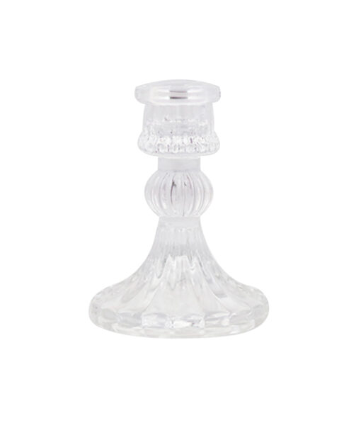 Clear Glasses Candle Holder Height 102mm