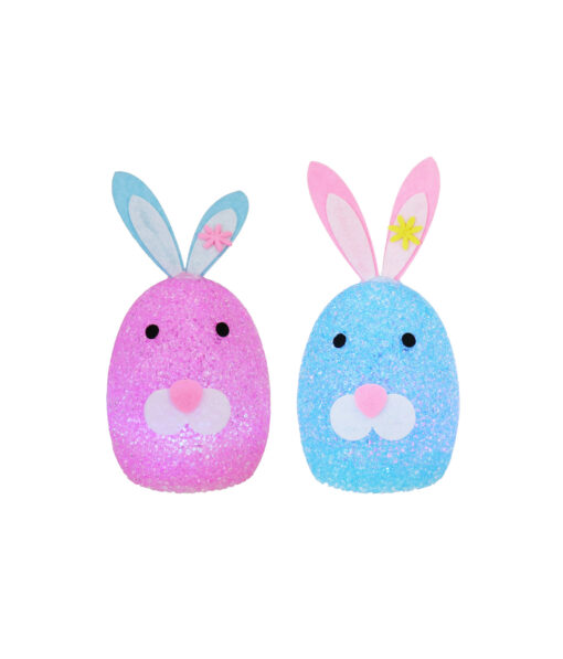 Easter Light Up Egg Bunny Colour Change Assorted