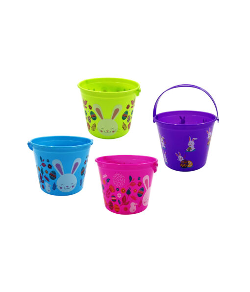 Easter Plastic Bucket Assorted