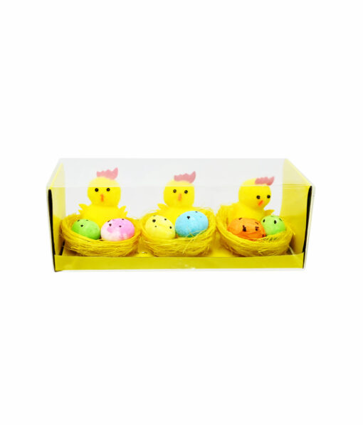 Easter Nest Decoration Assorted 3pk