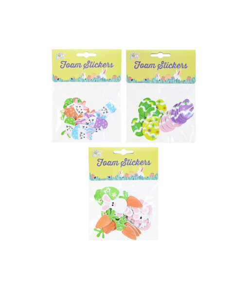 Easter Foam Stickers Assorted 25pk