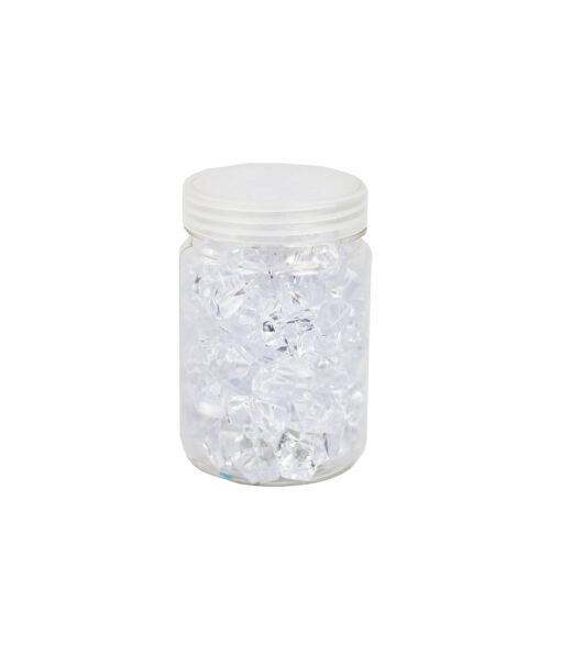 Clear Big Crystal Plastic Stone 160g