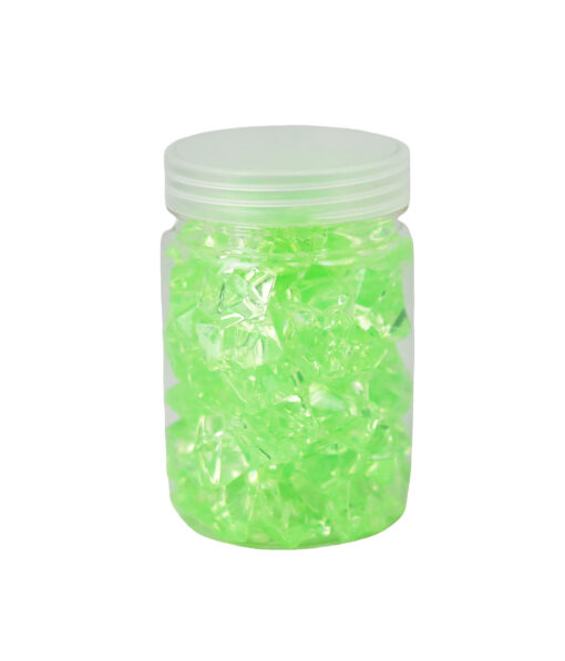 Green Big Crystal Plastic Stone 160g