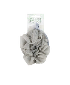 Grey Bath Hand Sponge 16x11x2cm