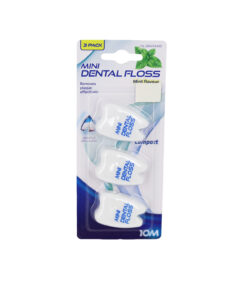 Mini Dental Floss Mint 10m 3pk