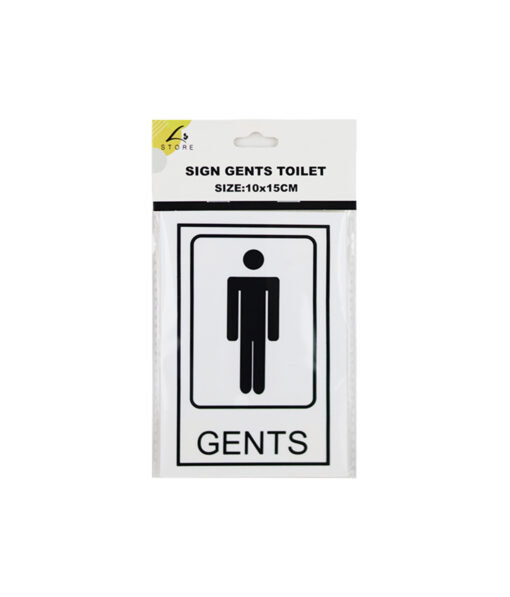 Gents Toilet Sign 10x15cm