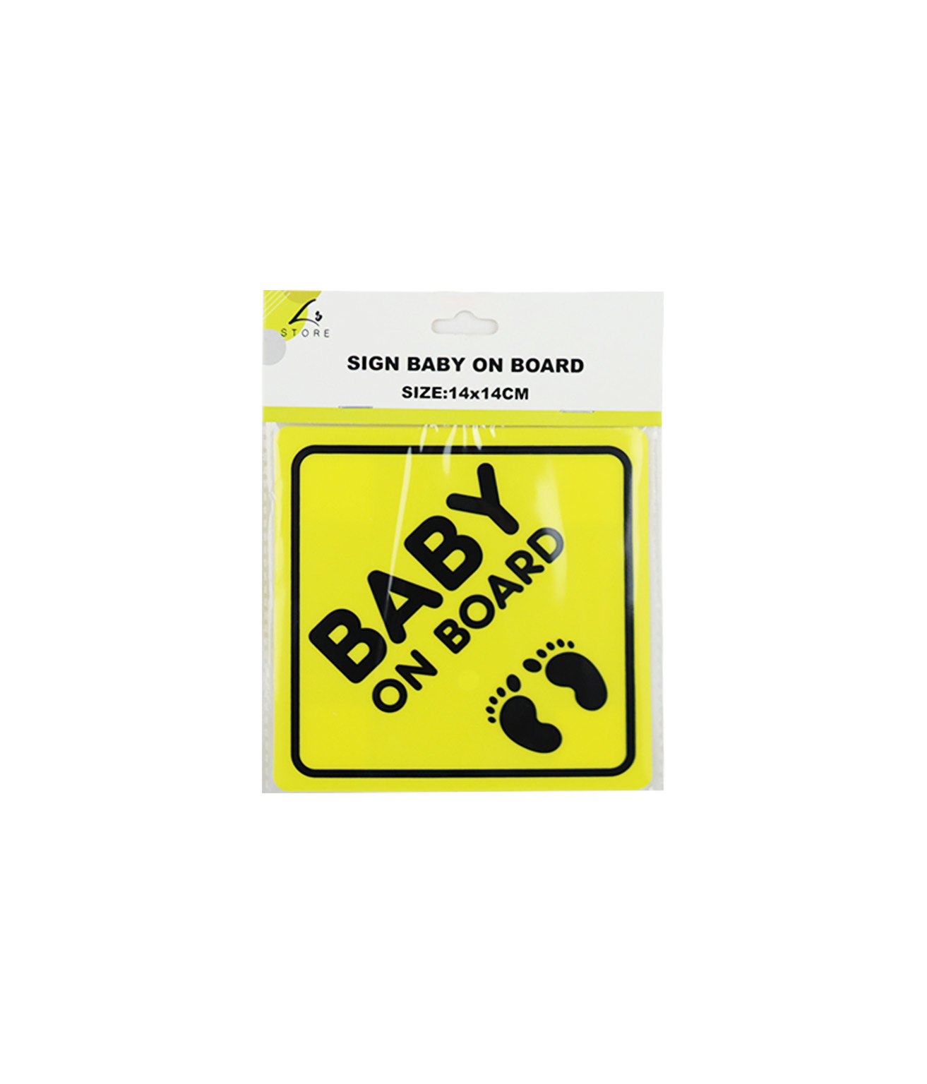 Baby On Board Sign 14x14cm – LookSharpStore