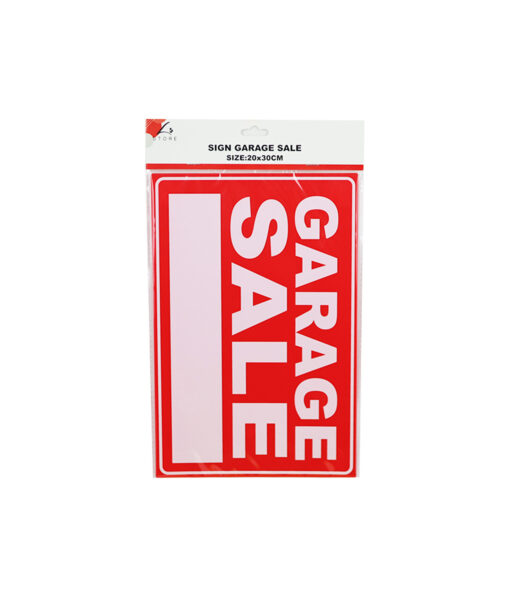 Garage Sale Sign 20x30cm